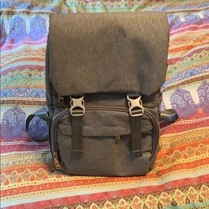 Diaper bag neutral gray
